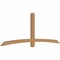 Ekena Millwork Bellingham Timber Gable Bracket, Western Red Cedar, 96"W x 36"H x 3 1/2"D x 3 1/2"F, 9/12 Pitch GBW096X36X0404BEL00SWR - alternate 3